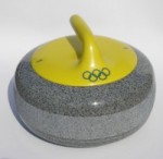 Olympic curling stone granite